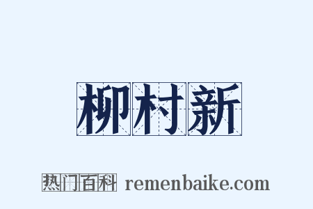 柳村新是什么意思的图片